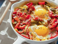 Photo de la Recette: Œuf à la Tomate et Poivron Comme au Maroc