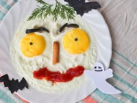 Photo de la Recette: Oeuf au Plat Halloween