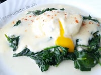 Photo de la Recette: Oeufs à la Florentine