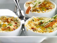 Photo de la Recette: Œufs Cocotte au Cantal