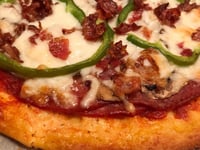 Photo de la Recette: PÂTE À PIZZA  KETO