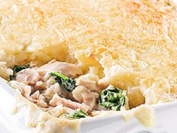 Photo de la Recette: Pâté Gratiné au Thon à la Florentine