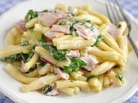 Photo de la Recette: Pâtes aux Épinards et au Jambon