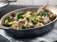 Photo de la Recette: Pâtes Carbonara aux Saucisses et Brocoli