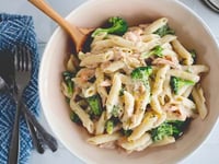 Photo de la Recette: Pâtes Crémeuses au Saumon et au Brocoli