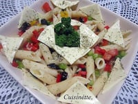 Photo de la Recette: Pâtes Penne en Salade et ces Légumes