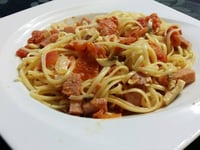 Photo de la Recette: PÂTES SAUCE ROSÉE