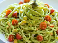 Photo de la Recette: Pâtes Savoureuses à la Sauce Avocat en Moins de 20 Minutes