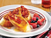 Photo de la Recette: Pain Doré au Bacon et à la Cassonade