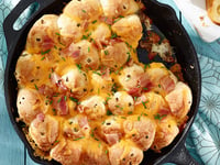 Photo de la Recette: Pain Fondant à Déchirer au Bacon et Bocconcini Tre Stelle®