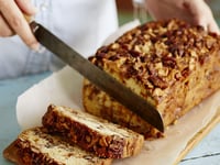 Photo de la Recette: Pain Gâteau aux Pommes, Dulce de Leche et Pacanes