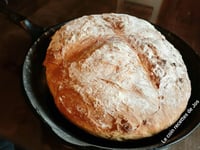 Photo de la Recette: PAIN MAISON À LA POÊLE