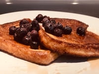 Photo de la Recette: Pain Perdu aux Bleuets