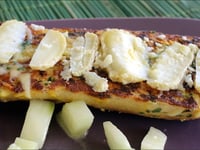 Photo de la Recette: Pain Perdu Salé au Chèvre