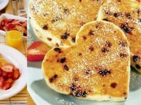 Photo de la Recette: Pancakes en Forme de Cœur pour un Petit-Déjeuner de Saint-Valentin