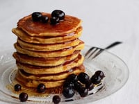 Photo de la Recette: Pancakes {pauvres en glucides, sans gluten & sans lait}