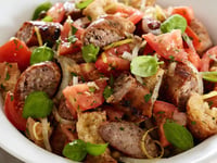 Photo de la Recette: Panzanella à la Saucisse