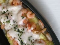 Photo de la Recette: PAPILLOTES DE CREVETTES ET ANANAS SANS GLUTEN SANS LAIT