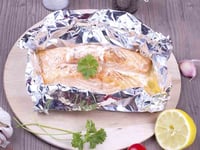 Photo de la Recette: PAPILLOTES DE SAUMON AU BBQ
