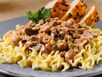 Photo de la Recette: Pâtes aux Champignons à la Sauce Crémeuse