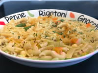 Photo de la Recette: Pâtes Beurre à L'ail et Légumes