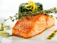 Photo de la Recette: Pavé de Saumon et Épinards