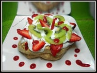 Photo de la Recette: Pavlova Fraises Kiwis