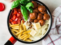 Photo de la Recette: Penne à la Crème dans une Casserole