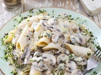 Photo de la Recette: Pennes, Sauce Champignon au Thym