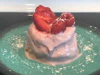 Photo de la Recette: Petit Gâteau des Anges, Yogourt et Fruits