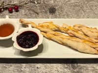 Photo de la Recette: Petite Baguettes de Pâte aux Canneberges