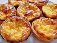 Photo de la Recette: Petits flans portugais (Pastéis de natas)