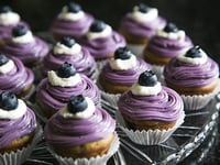 Photo de la Recette: PETITS GÂTEAUX EXPLOSION DE BLEUETS