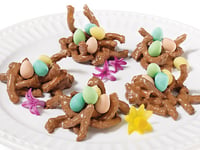 Photo de la Recette: Petits Nids de Chocolat