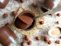 Photo de la Recette: Petits Pots de Crème Chocolat-Noisette {vegan}