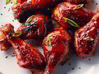 Photo de la Recette: Pilons de Poulet à la Sauce Barbecue Hoisin