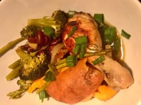 Photo de la Recette: Pilons de Poulet aux Légumes