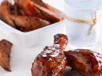 Photo de la Recette: Pilons de Poulet Bbq avec Patates Douces