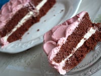 Photo de la Recette: Pink Cake - Gâteau Rose au Parfum Cassis