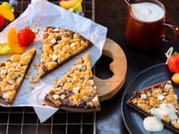 Photo de la Recette: Pizza au Chocolat avec des Cacahuètes Hachées
