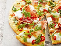 Photo de la Recette: Pizza au Prosciutto et à la Roquette