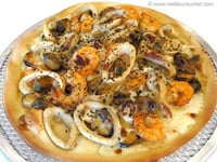 Photo de la Recette: Pizza aux Fruits de Mer