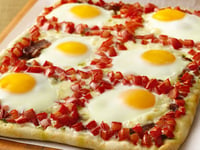 Photo de la Recette: Pizza Déjeuner Salée