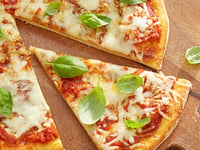 Photo de la Recette: PIZZA MARGARITA SANS GLUTEN