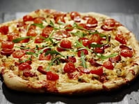 Photo de la Recette: Pizza Palourdes et Chorizo