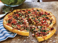 Photo de la Recette: PIZZA RUSTIQUE