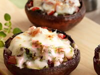 Photo de la Recette: Pizzas de Champignons Portobello à la Mozzarellissima