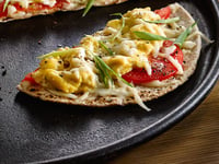 Photo de la Recette: Pizzas Déjeuner toutes Garnies