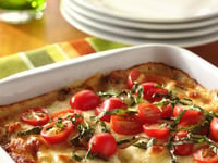 Photo de la Recette: Plat de Saucisses Italiennes au Fromage Fondant