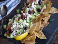Photo de la Recette: PLATEAU D’HOUMOUS ET FETA